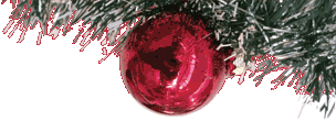 Christmas Ball and Greenery